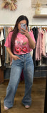 Tee-shirt cherry rose