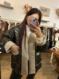 Manteau, veste, léopard