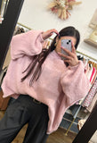 Pull vanille, rose