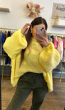 Pull vanille jaune