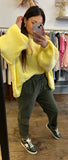 Pull vanille jaune