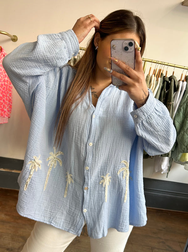 Chemise palmier