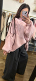 Pull vanille, rose