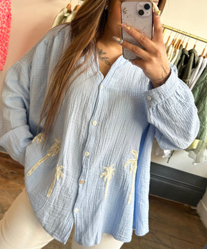 Chemise palmier