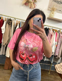 Tee-shirt cherry rose