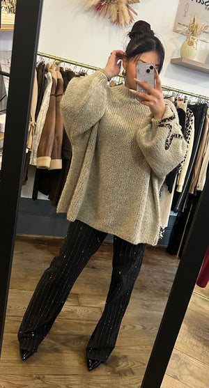 Pull vanilla et Léo - Nessah'Boutique