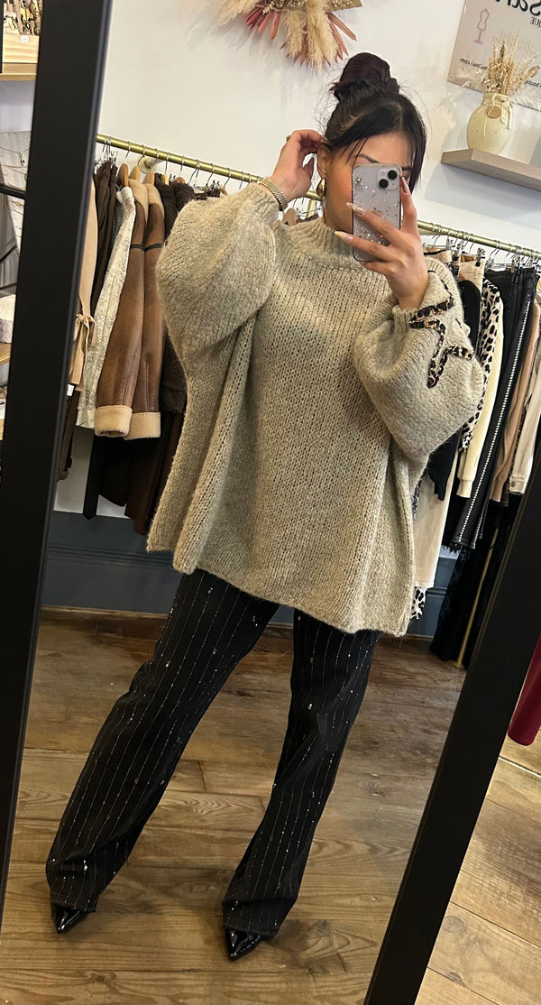 Pull vanilla et Léo - Nessah'Boutique