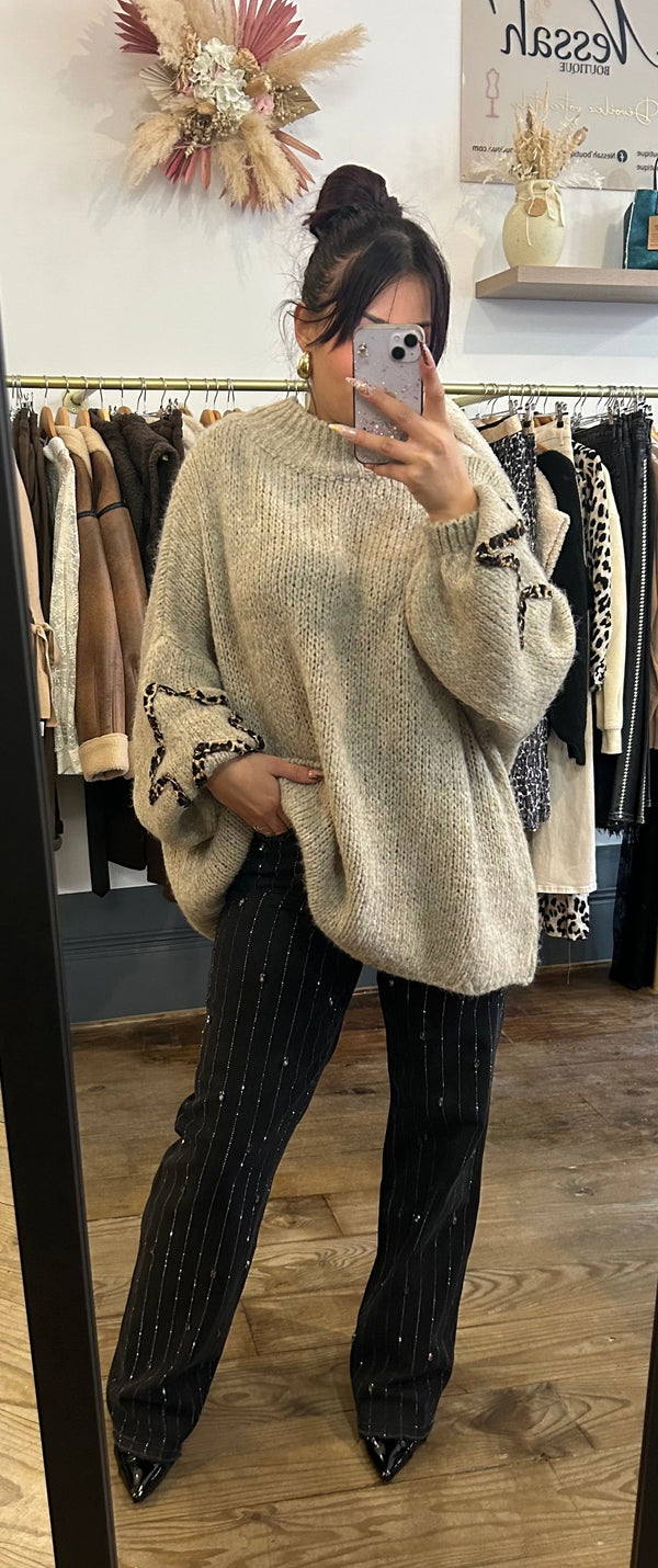 Pull vanilla et Léo - Nessah'Boutique