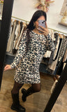 Robe, pull léopard réversible - Nessah'Boutique