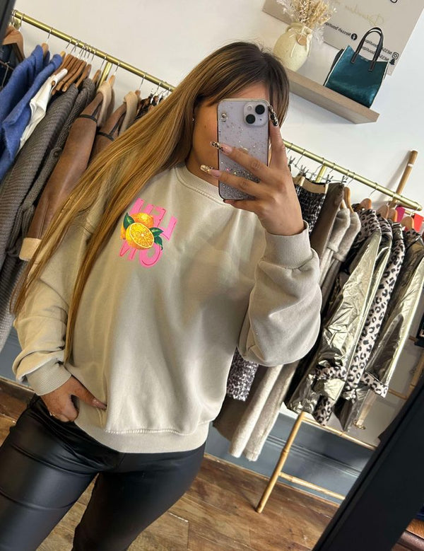 Sweat Citron - Nessah'Boutique